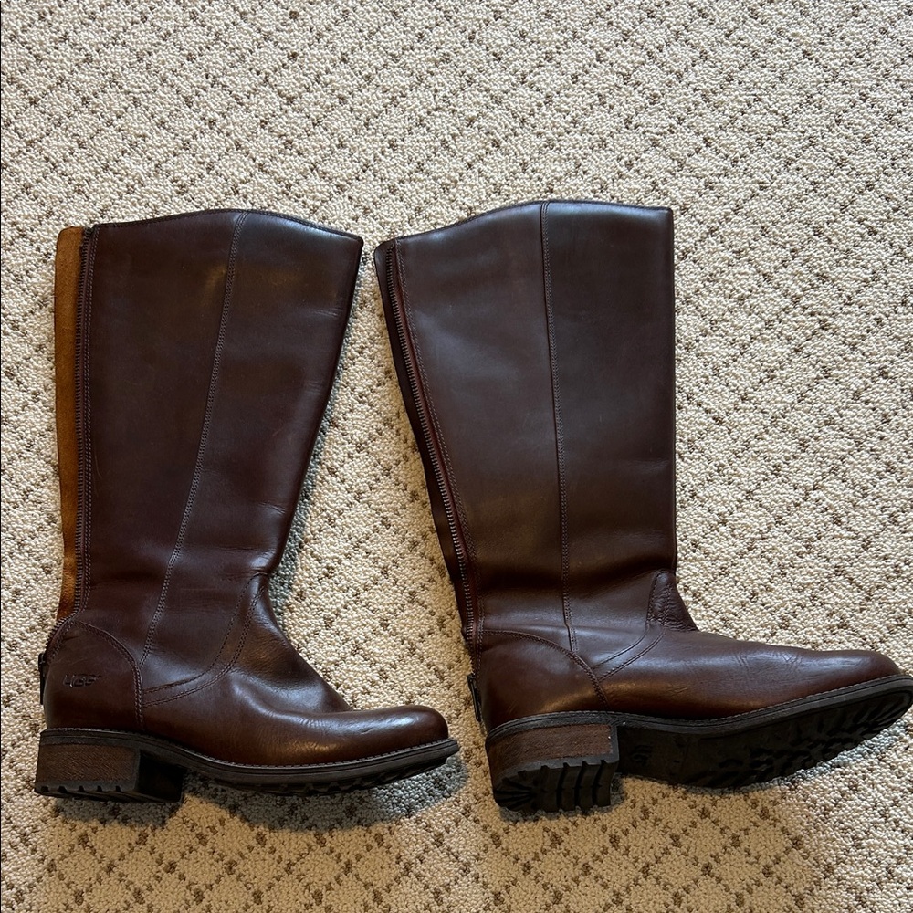UGG Rich Brown Leather Boots